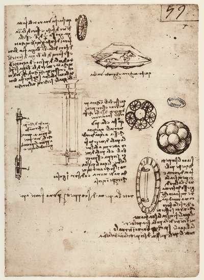 MS B 2173, Study of Military Arms by Leonardo da Vinci